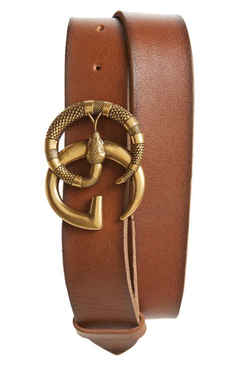 cheap brown leather gucci belt|gucci marmont leather belt.